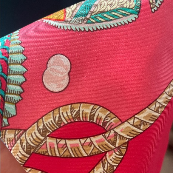 Hermes Colorful Fish Silk Scarf - Picture 12 of 12